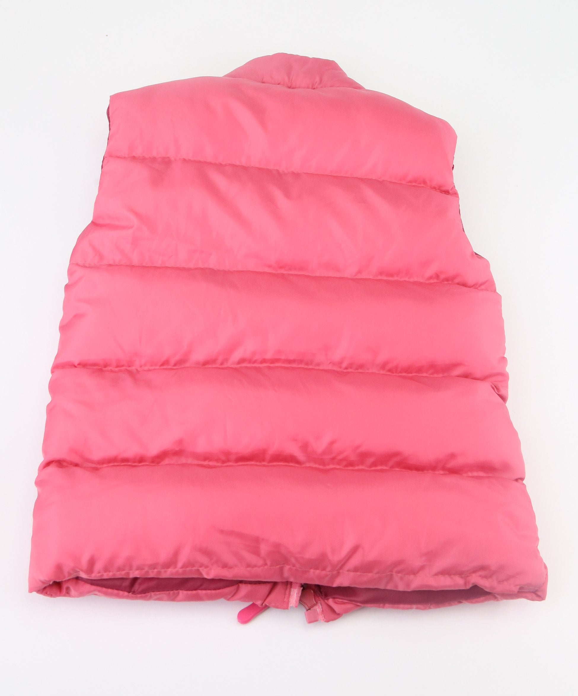 Girls Sleeveless Padded Puffer Gilet - Carol Pink