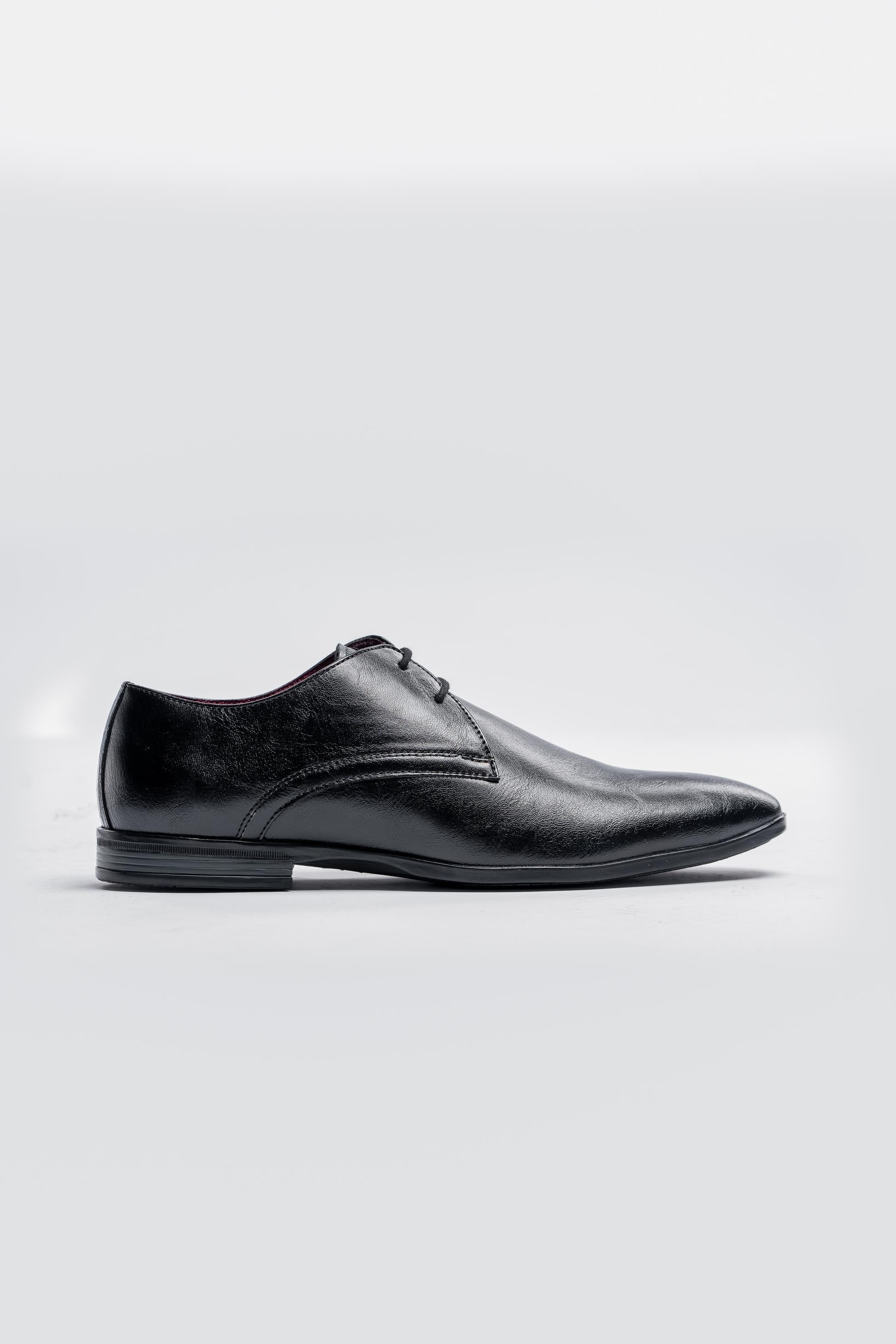 Men's Lace Up Derby Dress Shoes - MALPI Black - Black