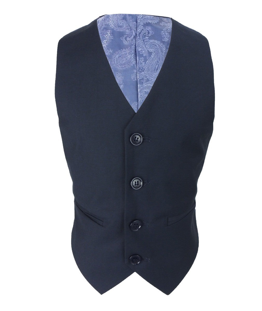 Boys French Navy Blue Suit - Navy Blue