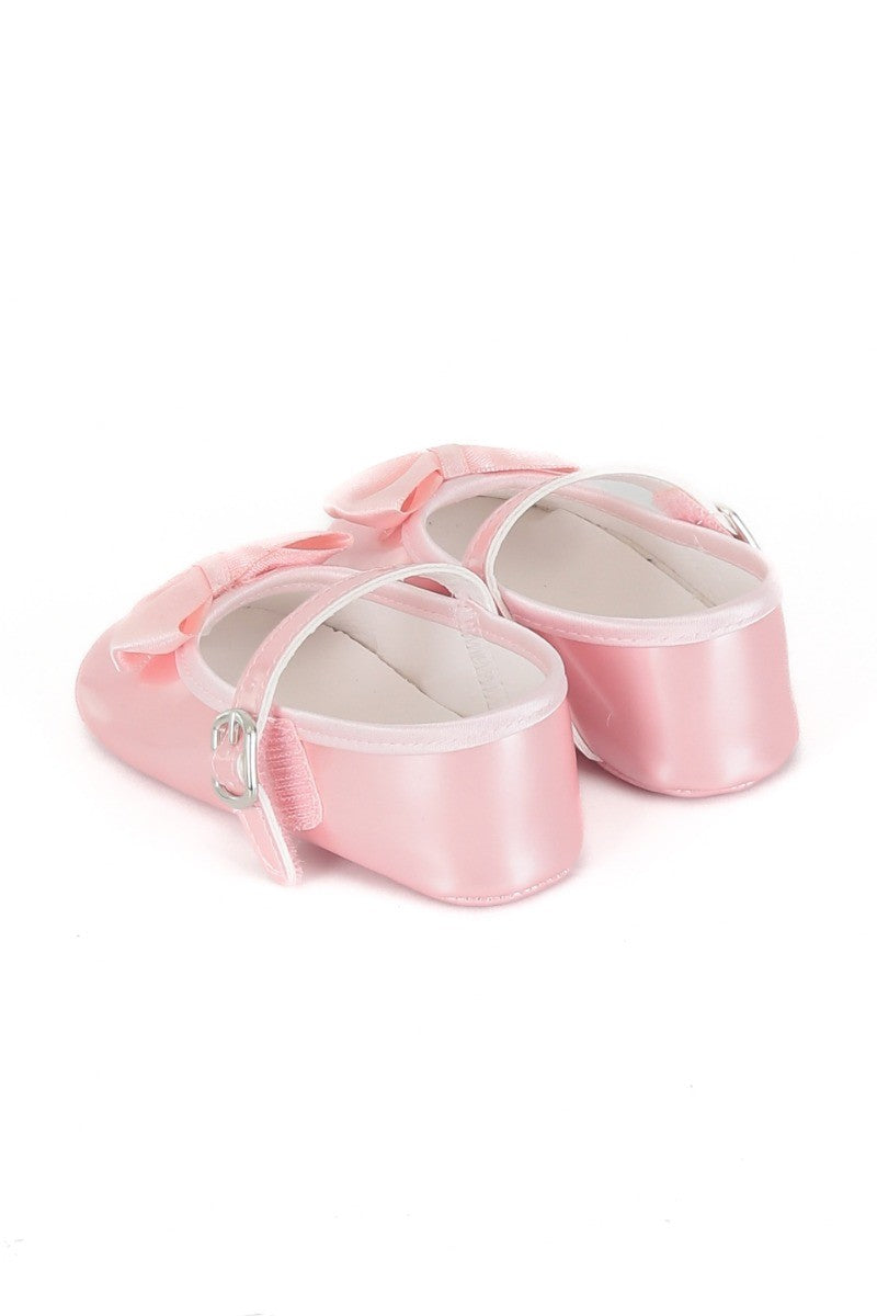 Baby Girls Soft Pre-Walker Shoes - Pink