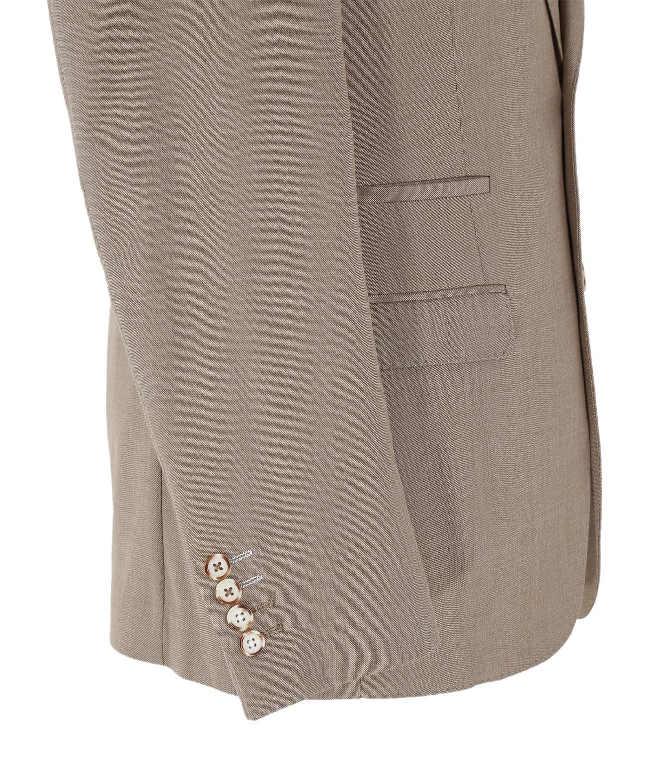 Men's Tailored Fit  3 Piece Suit Classic Special Occasion - JAMES - Taupe Beige