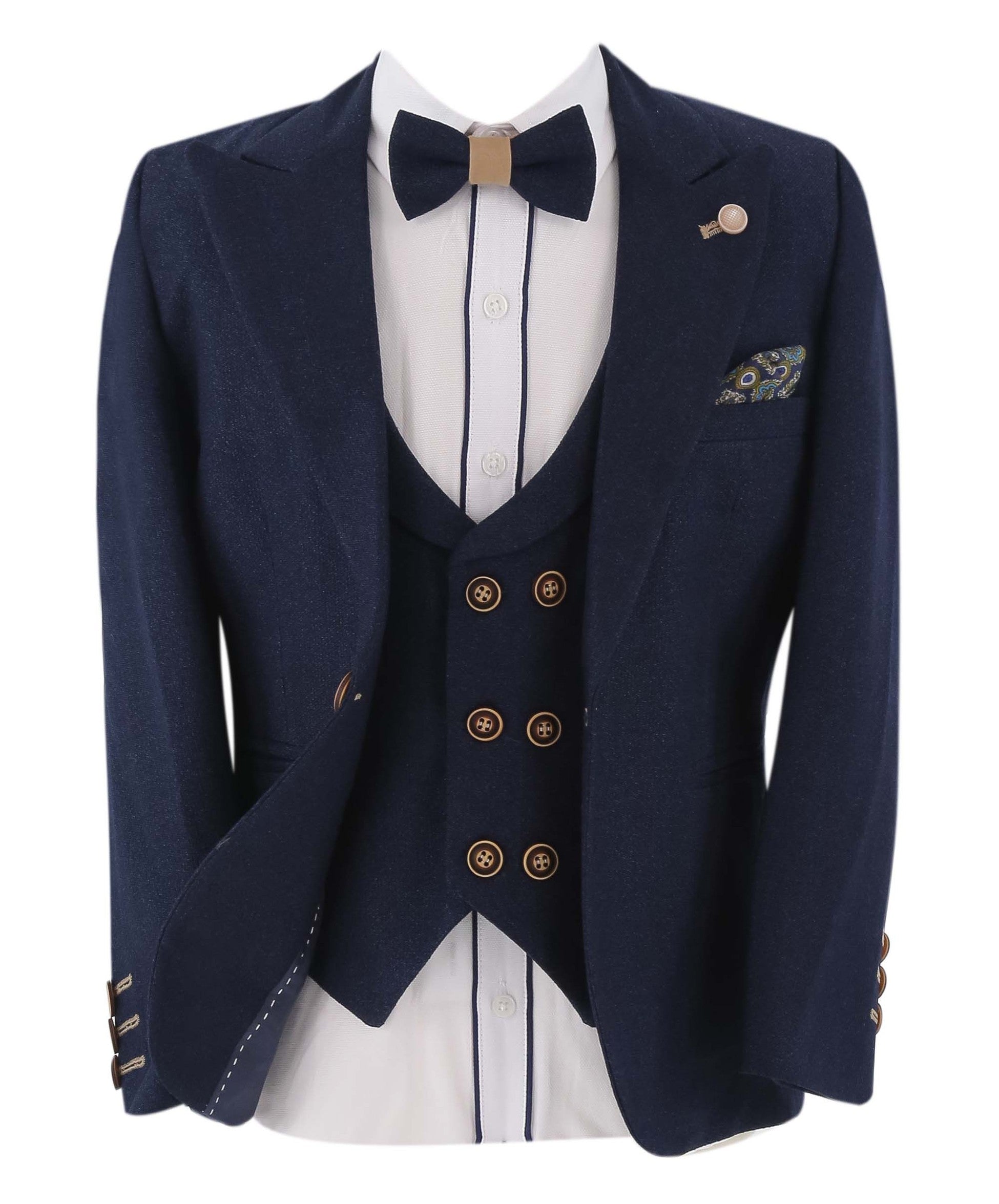 Boys Slim Fit Suit - HENRY - Navy Blue