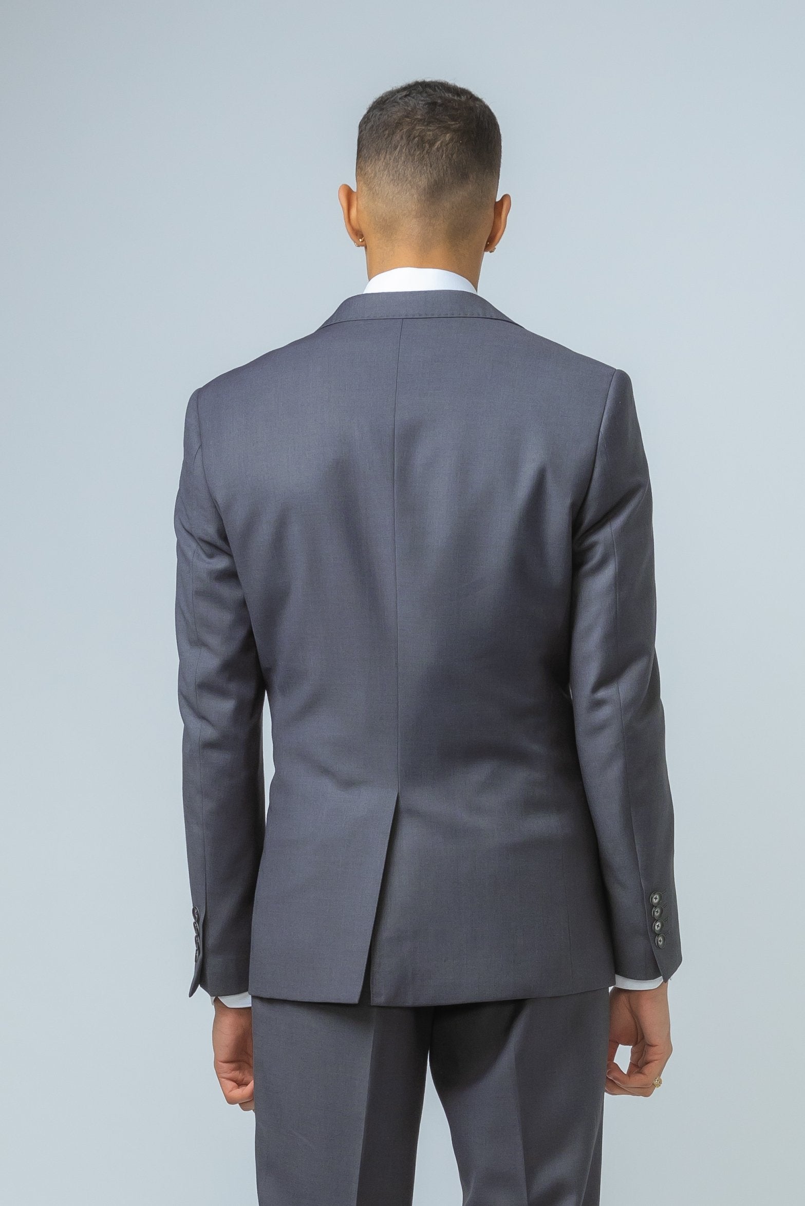 Men's Formal Grey Suit Jacket - DYLAN - Grey