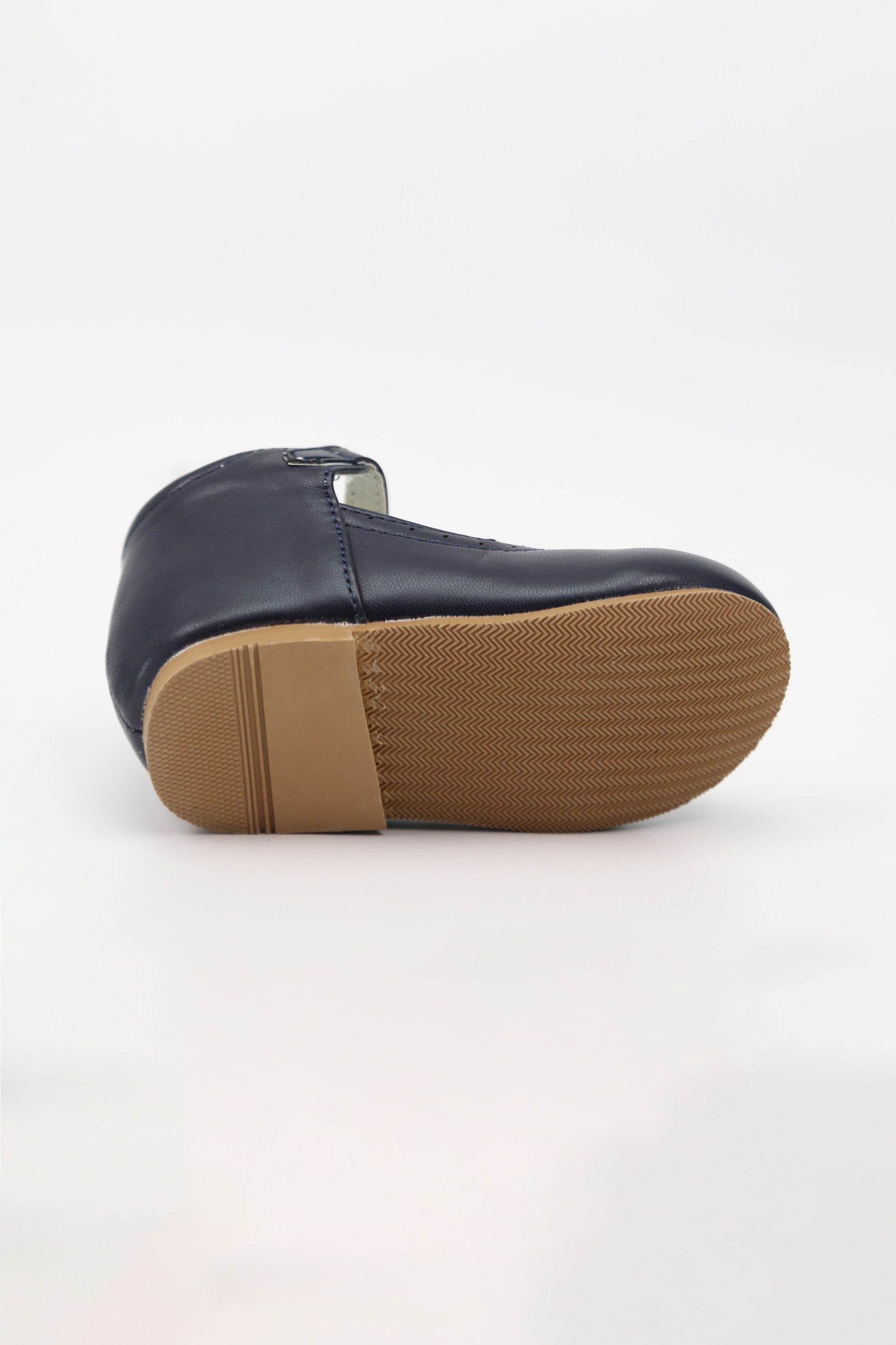 Kids Unisex Buckled Mary Jane Shoes - AARON - Navy Blue