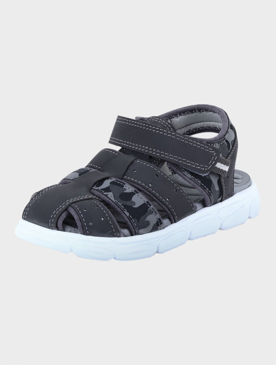 Boys Casual Trekking Summer Sandals - Grey