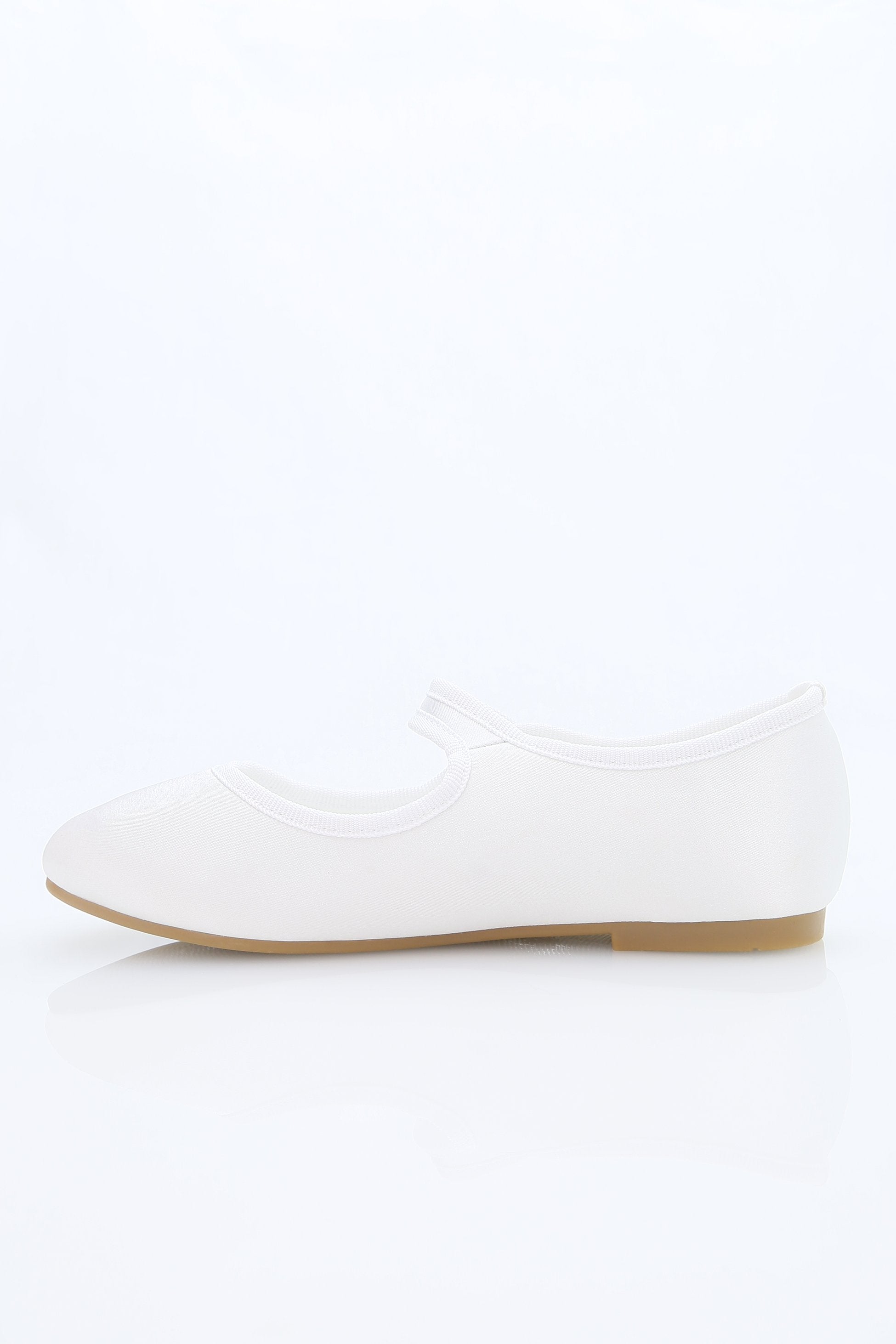 Girls' Communion Satin Mary Jane Shoes - HANA - Ivory