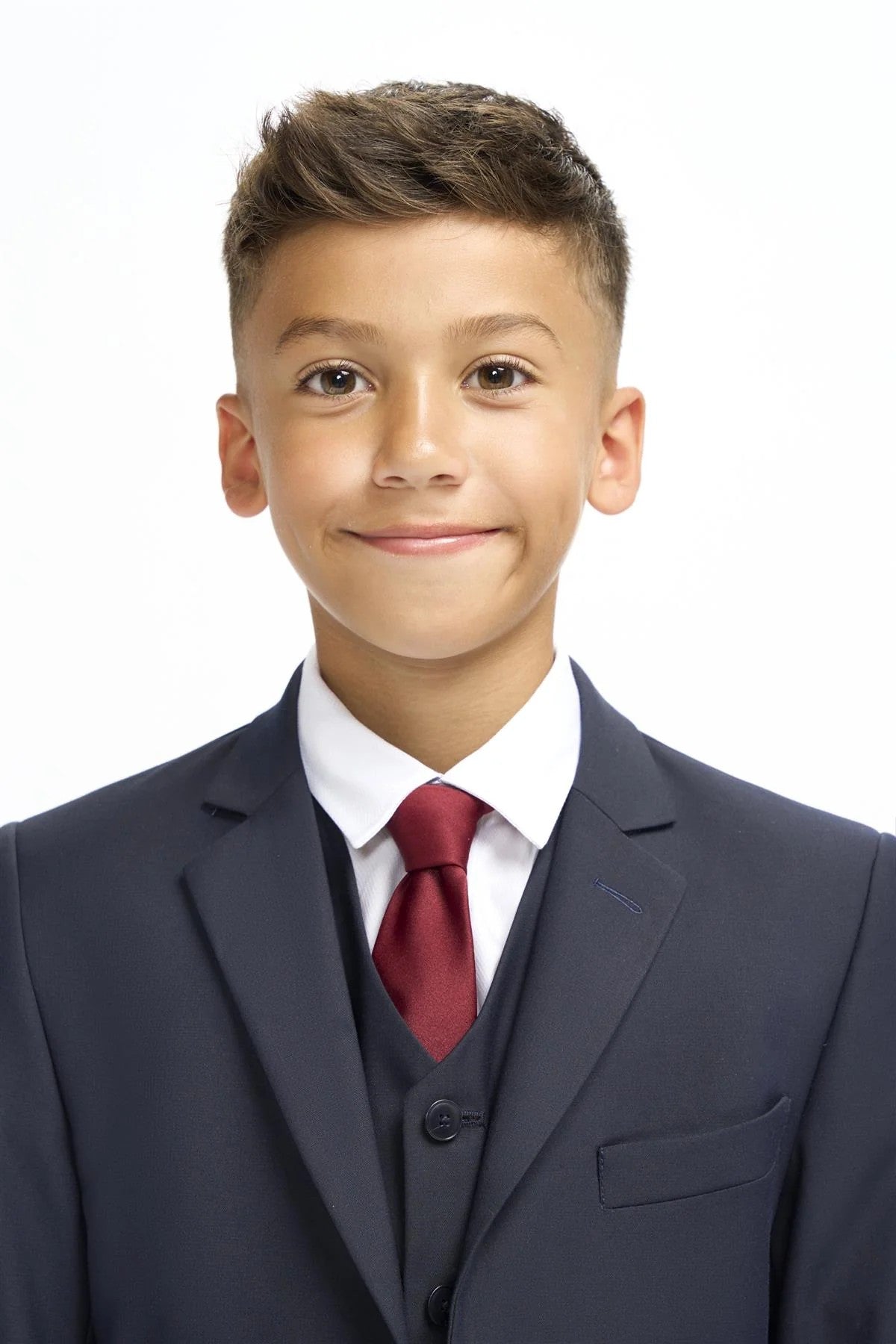 Premium Slim Fit Boys Suit – MALIBU - Navy Blue