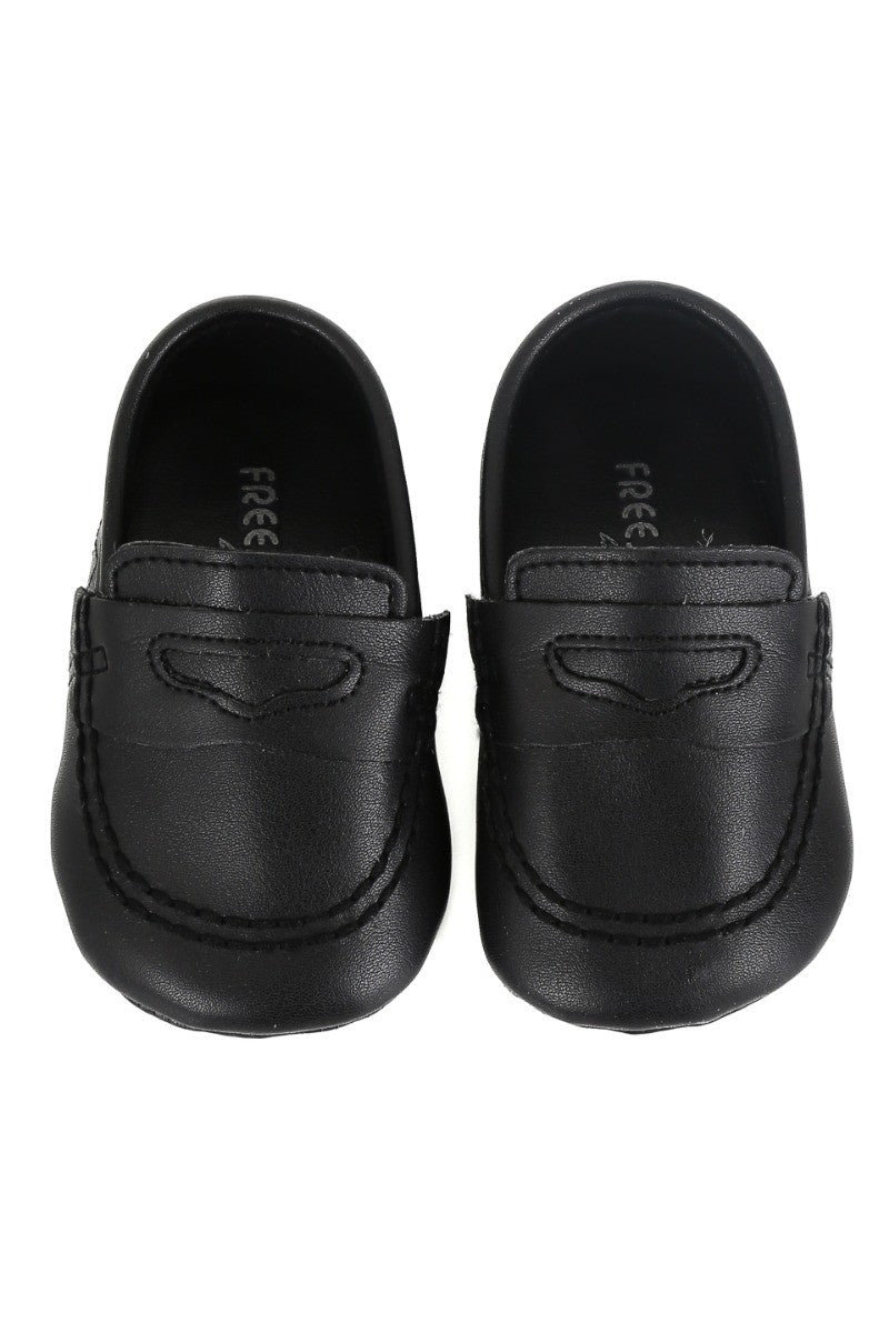 Baby Boys Slip on Pre-walker Moccasin - Black