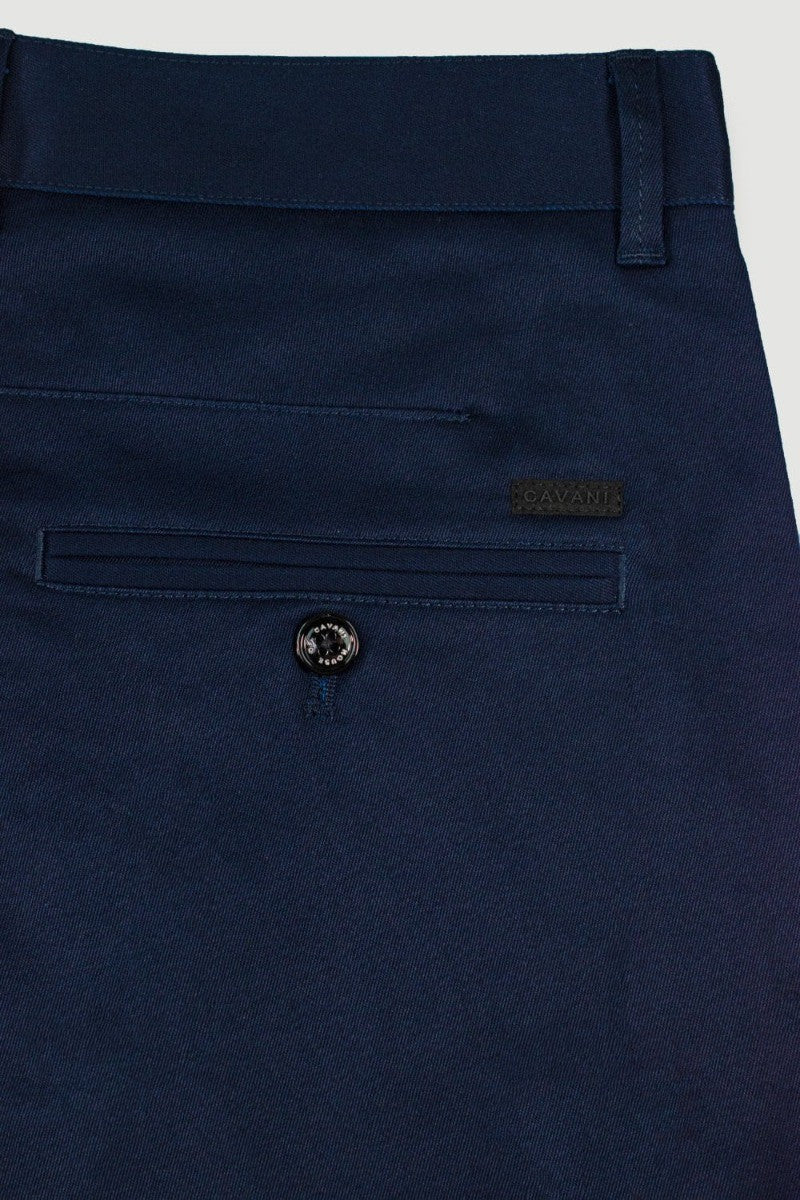 Men's Casual Cotton Chino - DAKOTA - Navy Blue