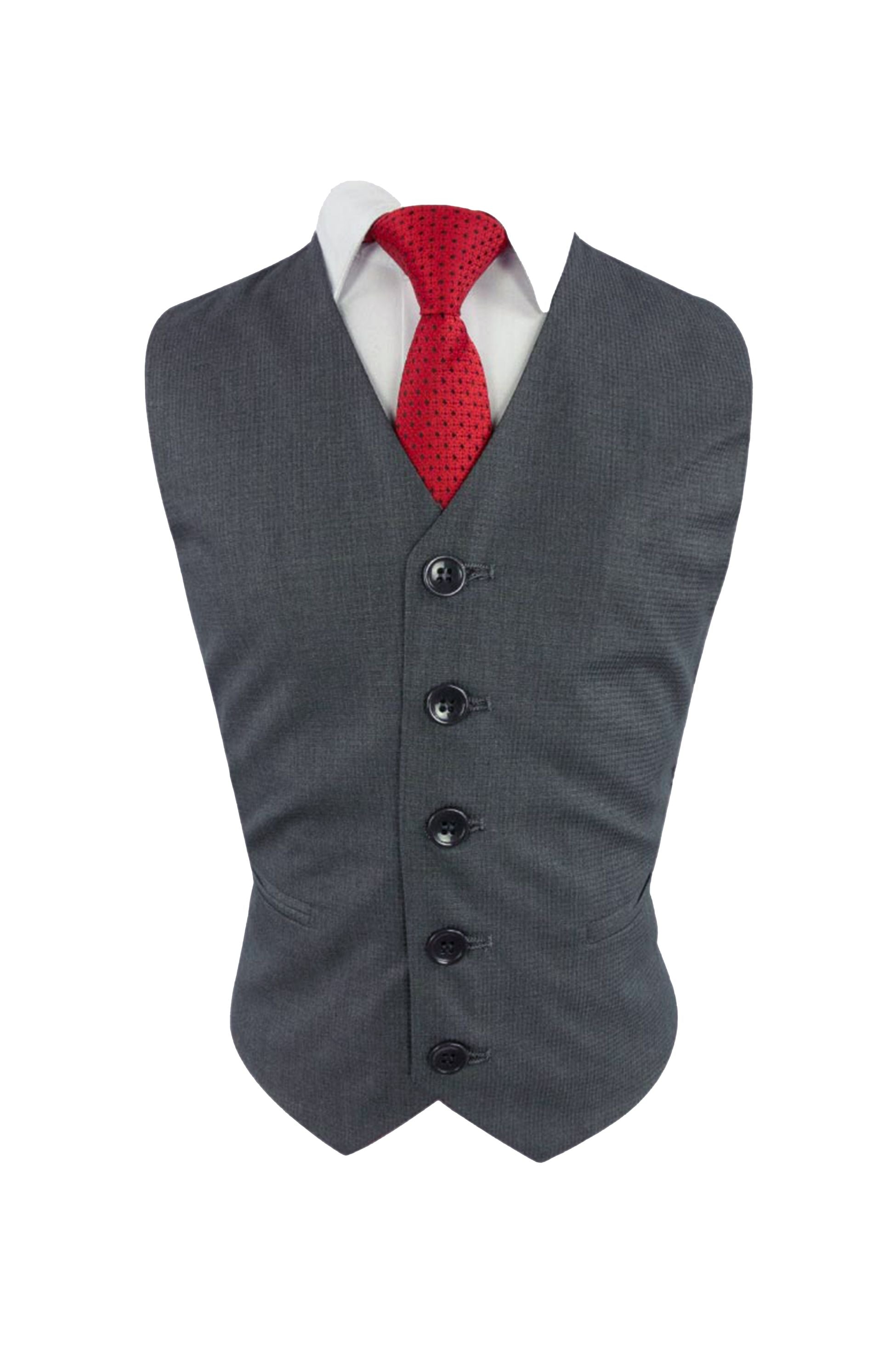 Boys Tailored Fit Formal Suit - AIDEN - Grey