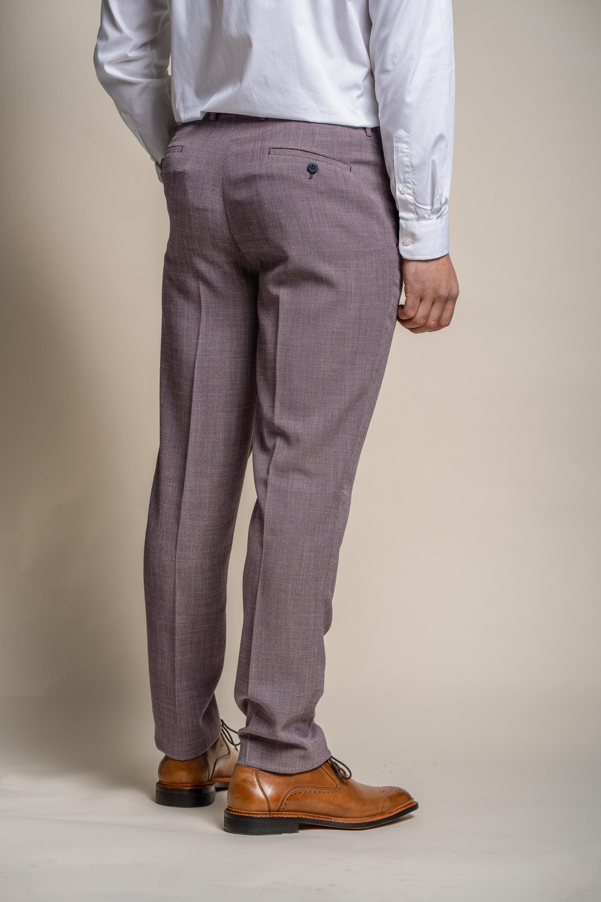 Men's Slim Fit Formal Suit - MIAMI - Lilac