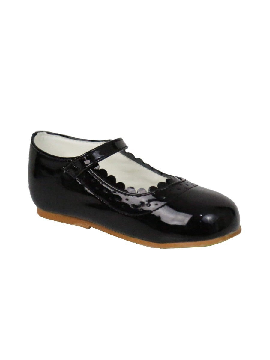 Girls Patent Mary Jane Shoes - Black