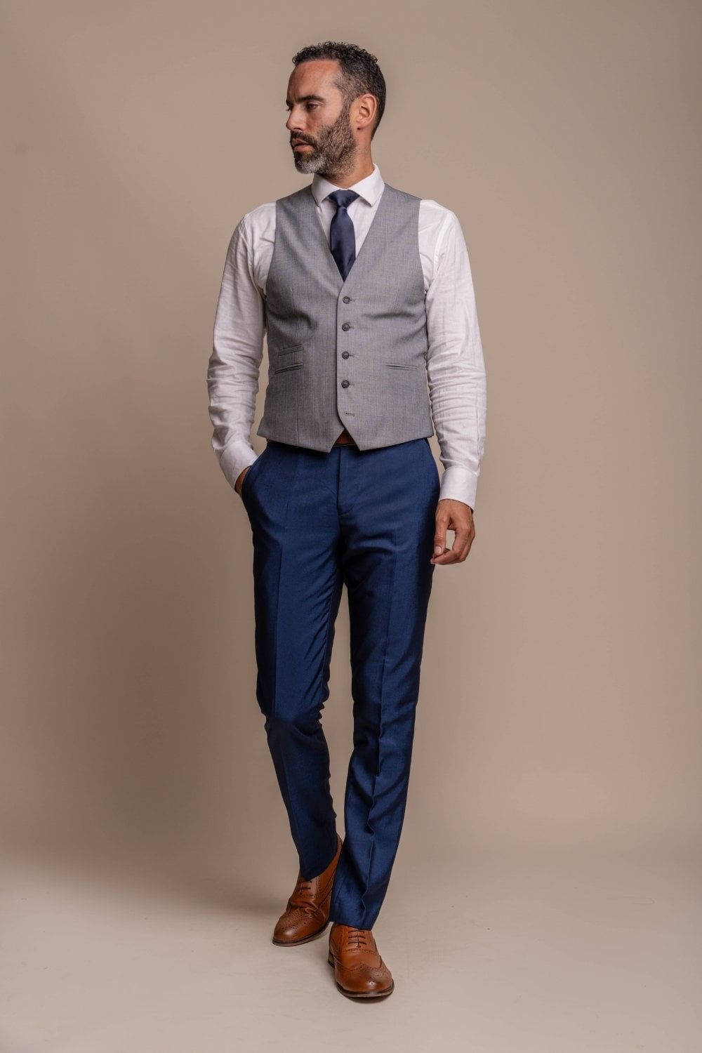 Men's Slim Fit Combined Suit - Ford / Reegan