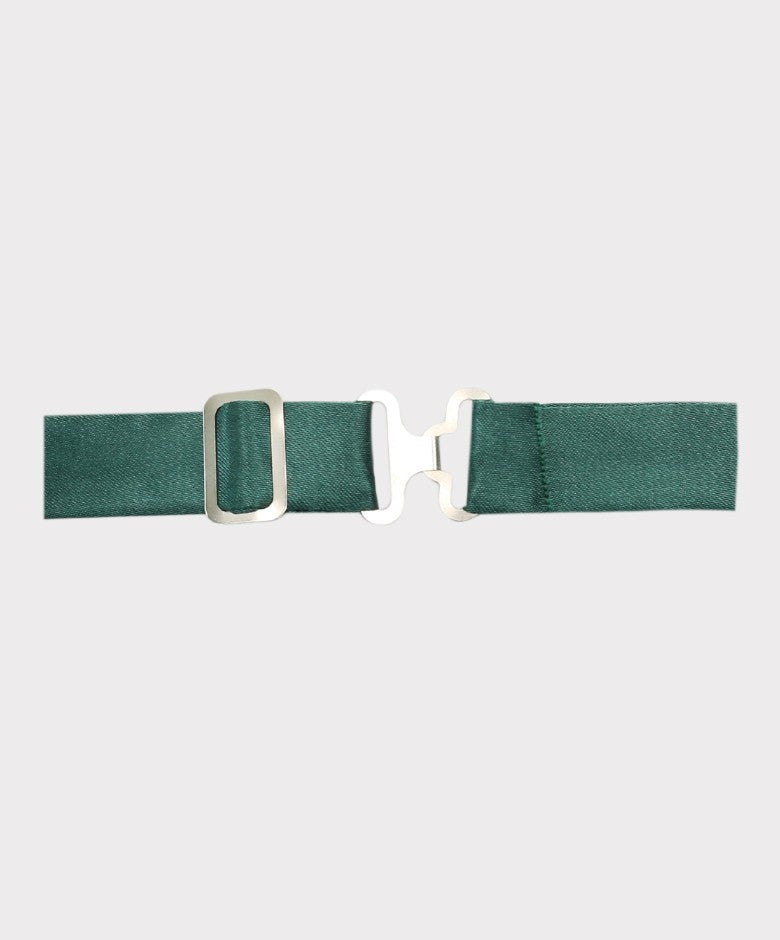 Boys & Men's Velvet Bow Tie and Hankie Set - Green