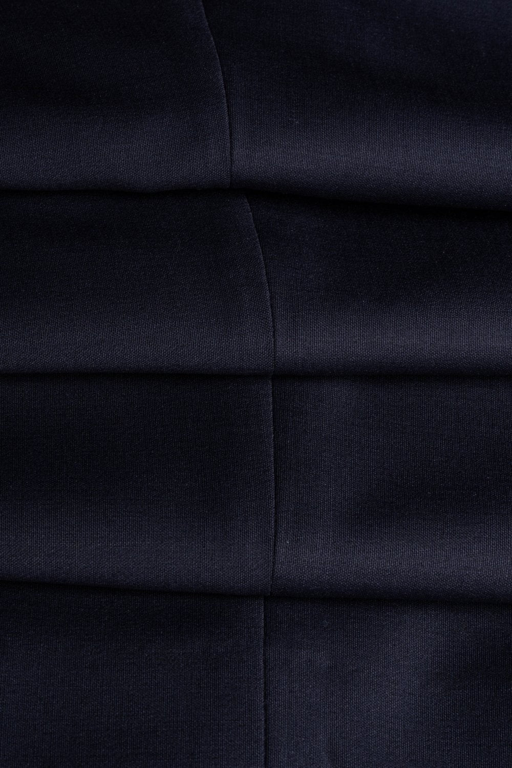 Men's Wool Blend Slim Fit Trousers - BOND - Midnight Blue