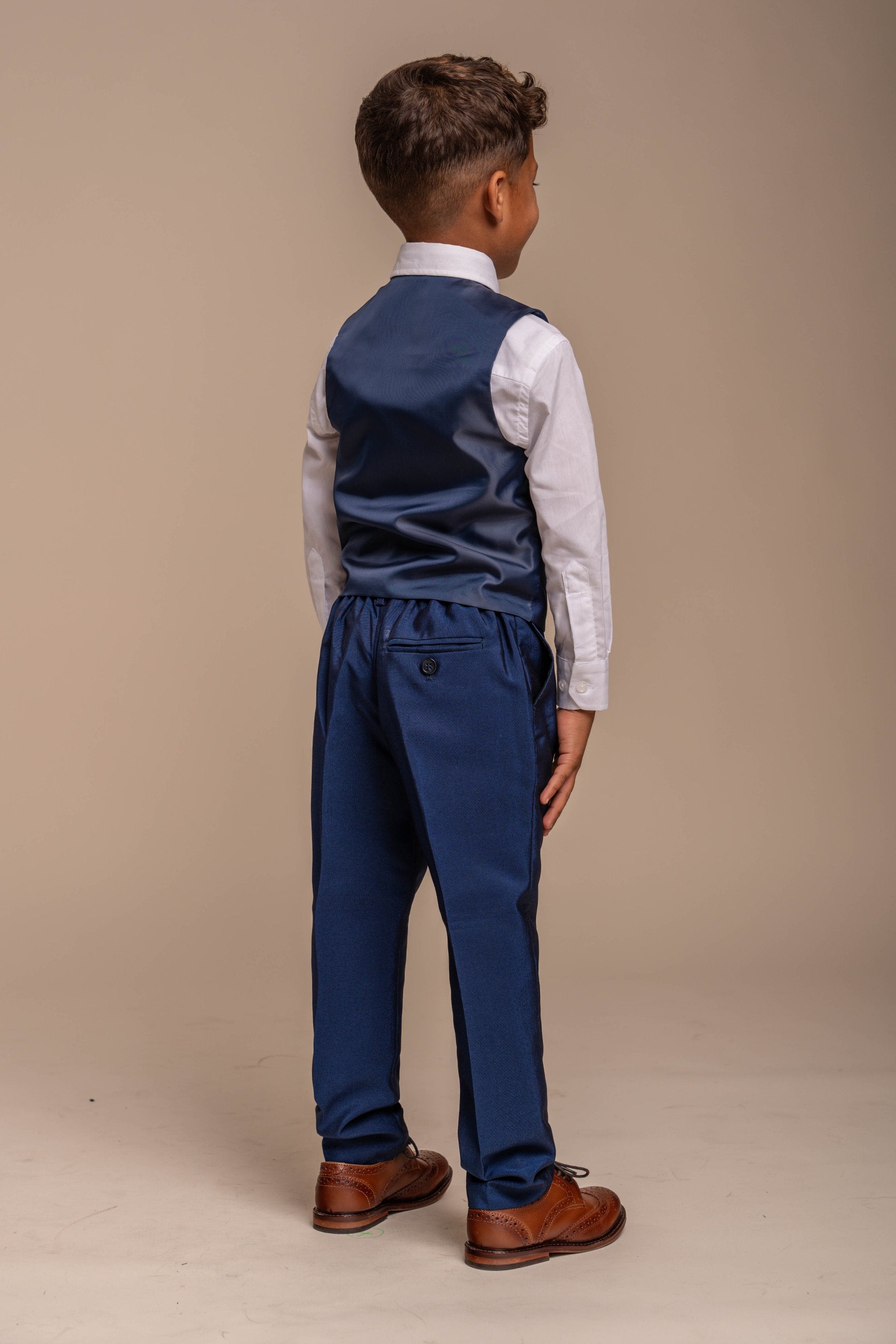 Boys Slim Fit Royal Blue Suit - FORD