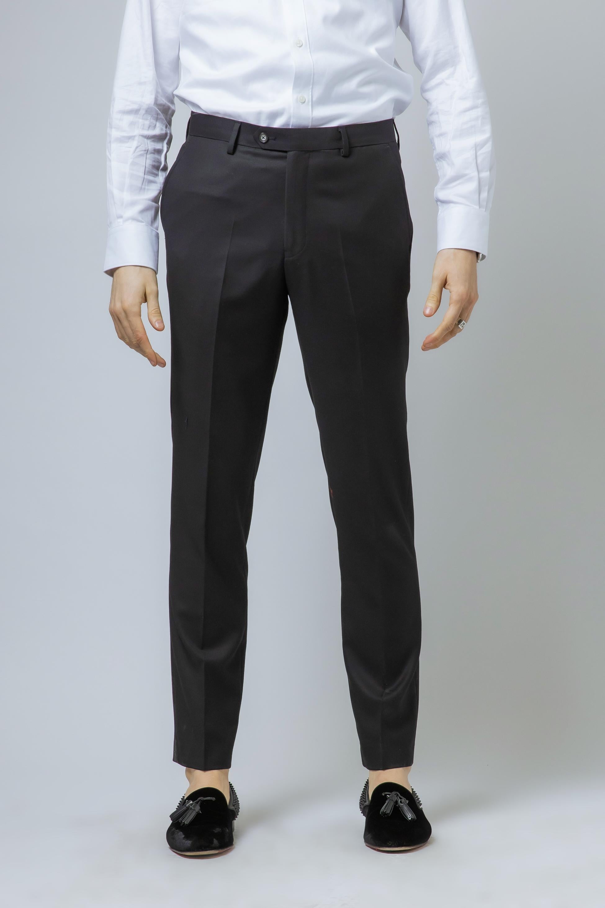 Men's Slim Fit Trousers - JACK Black - Black