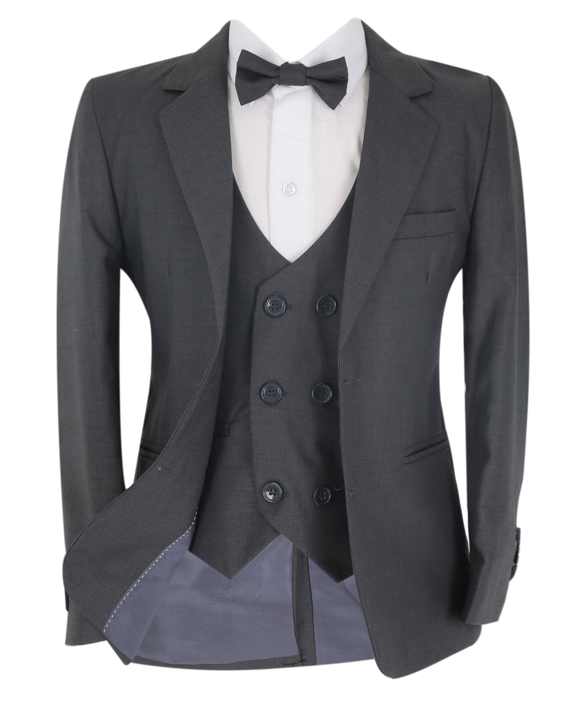 Boys Slim Fit 7 Piece Suit - DAVID D.GREY