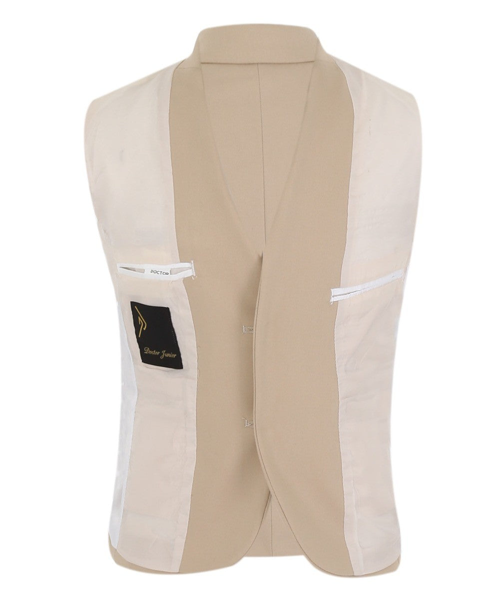 Boys Slim Fit Formal Blazer - KANE - Beige