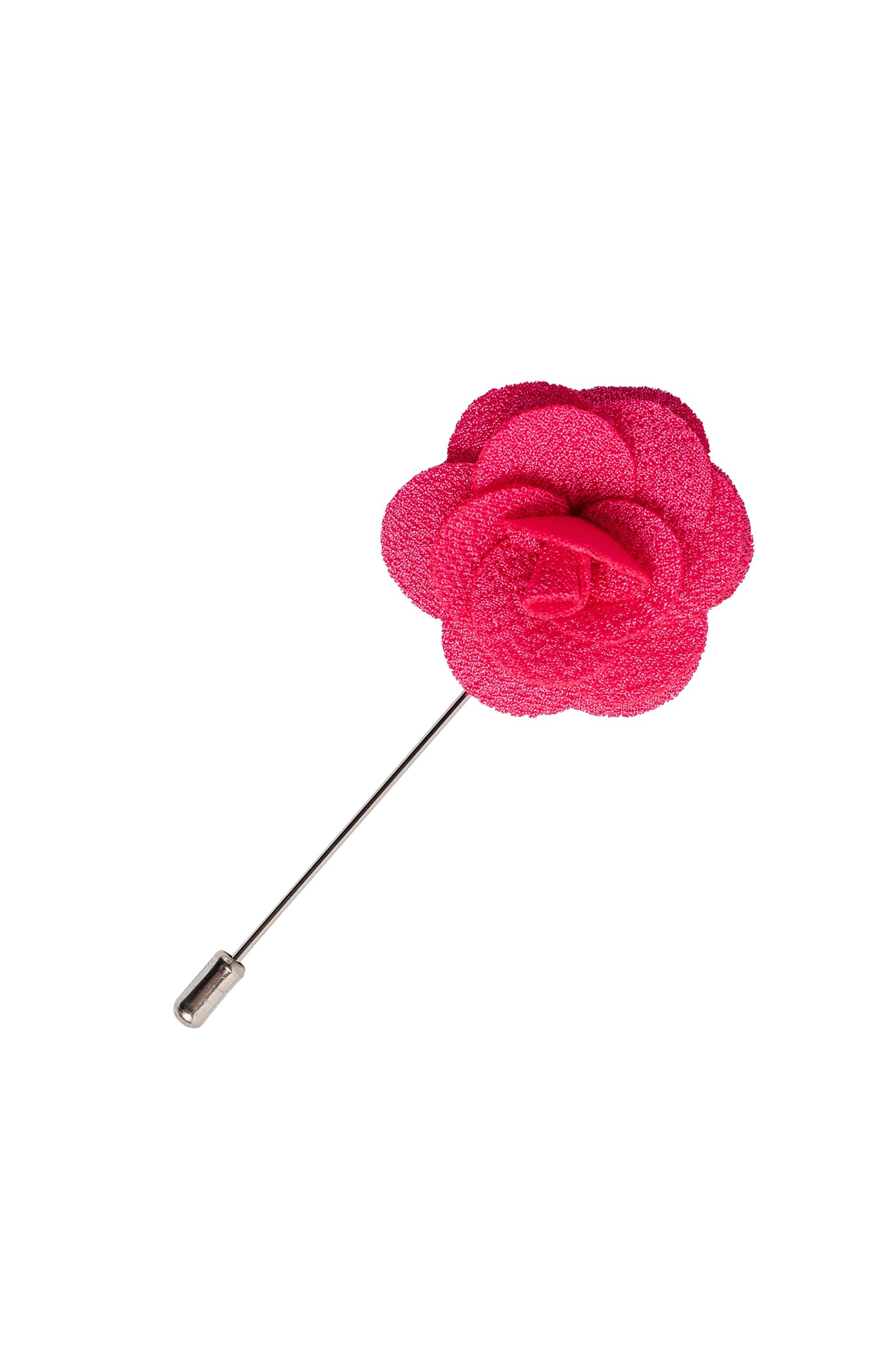 Unisex Flower Suit Blazer Lapel Pin - Gold