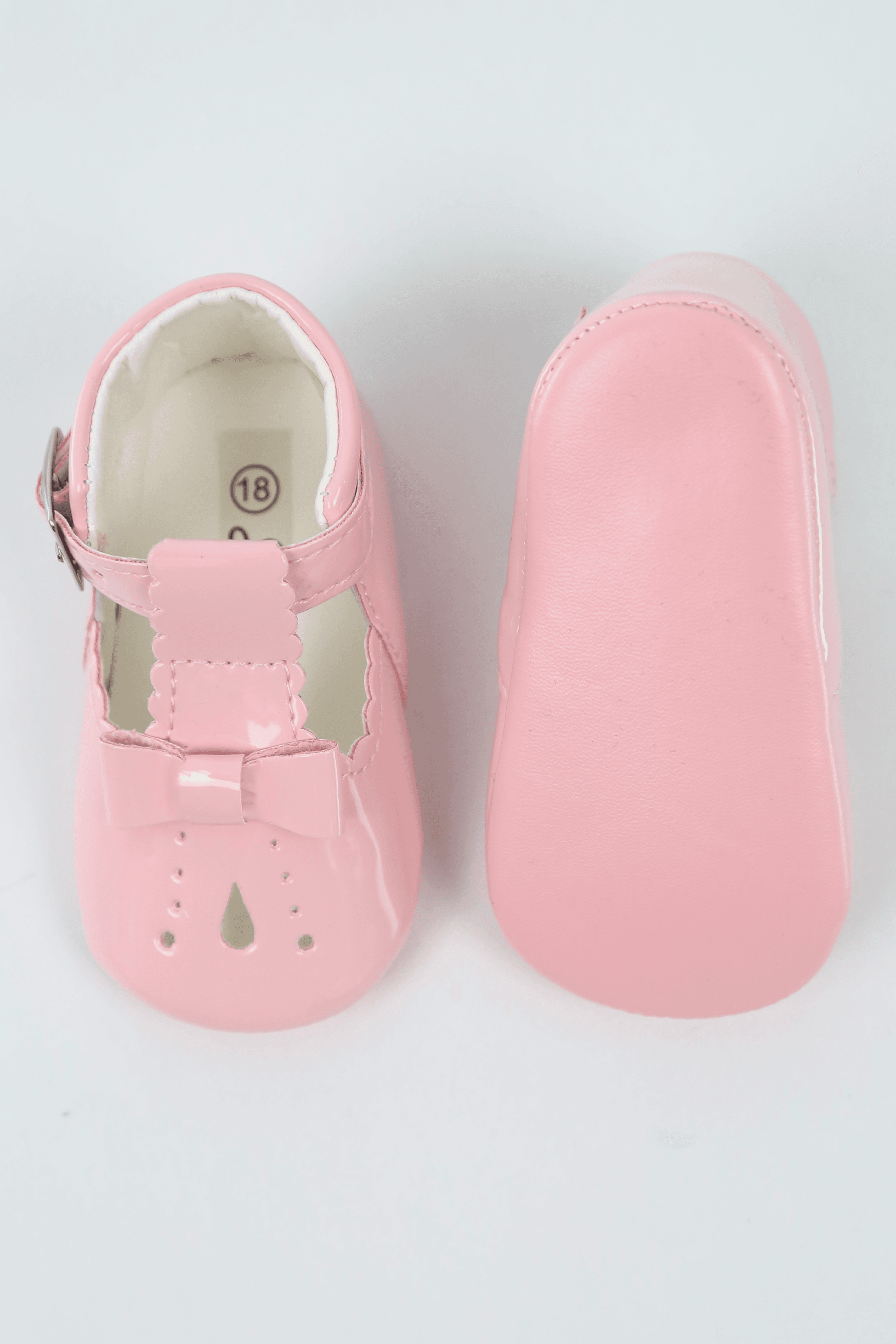 Unisex Baby Patent Shoes - HARPER - Pink