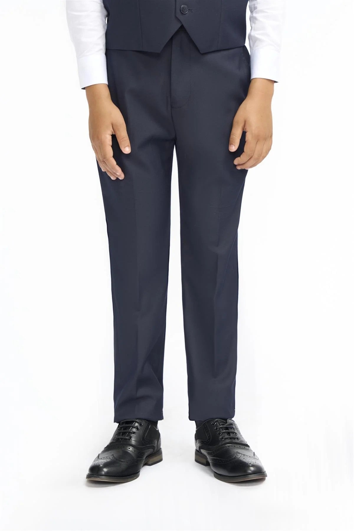 Premium Slim Fit Boys Suit – MALIBU - Navy Blue