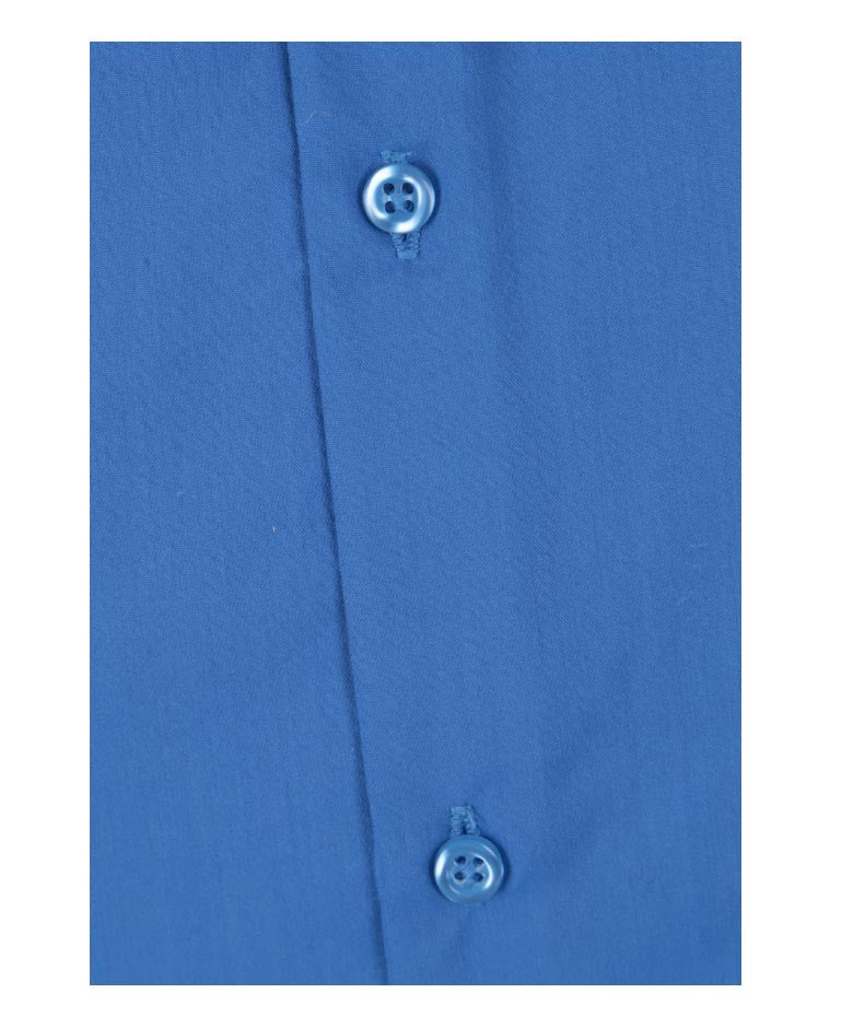 Boys Cotton Blend Formal Shirt - Blue