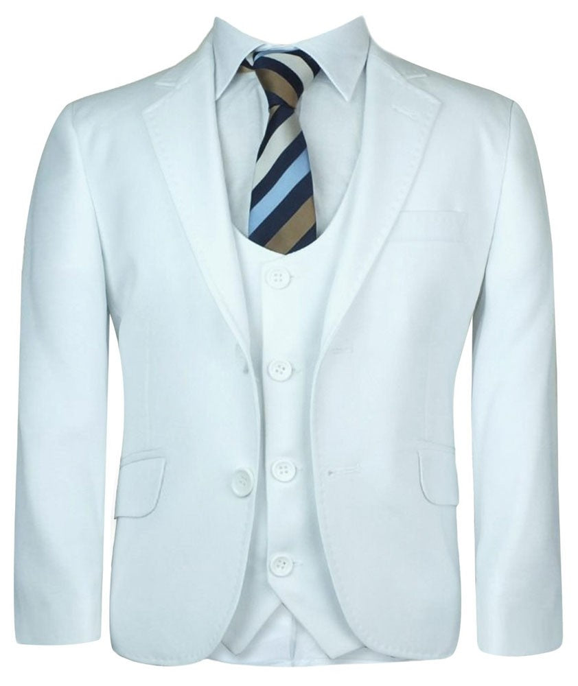 Boys Formal Suit Set - White