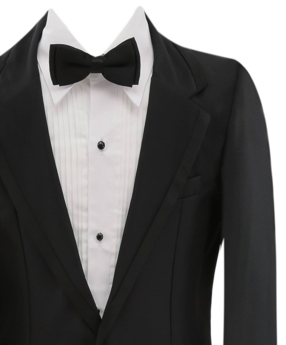 Boys Tuxedo Suit Set - Black