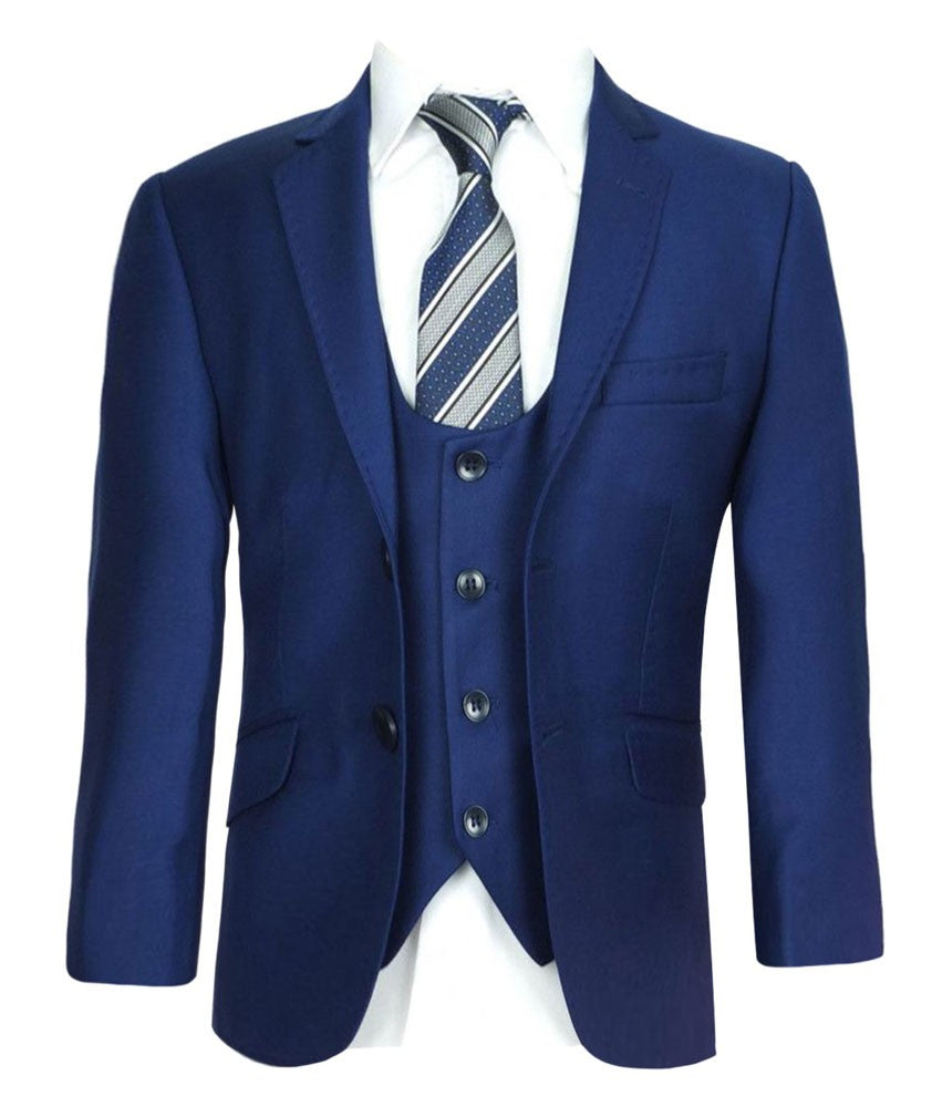 Boys Formal Suit Set - Midnight Blue