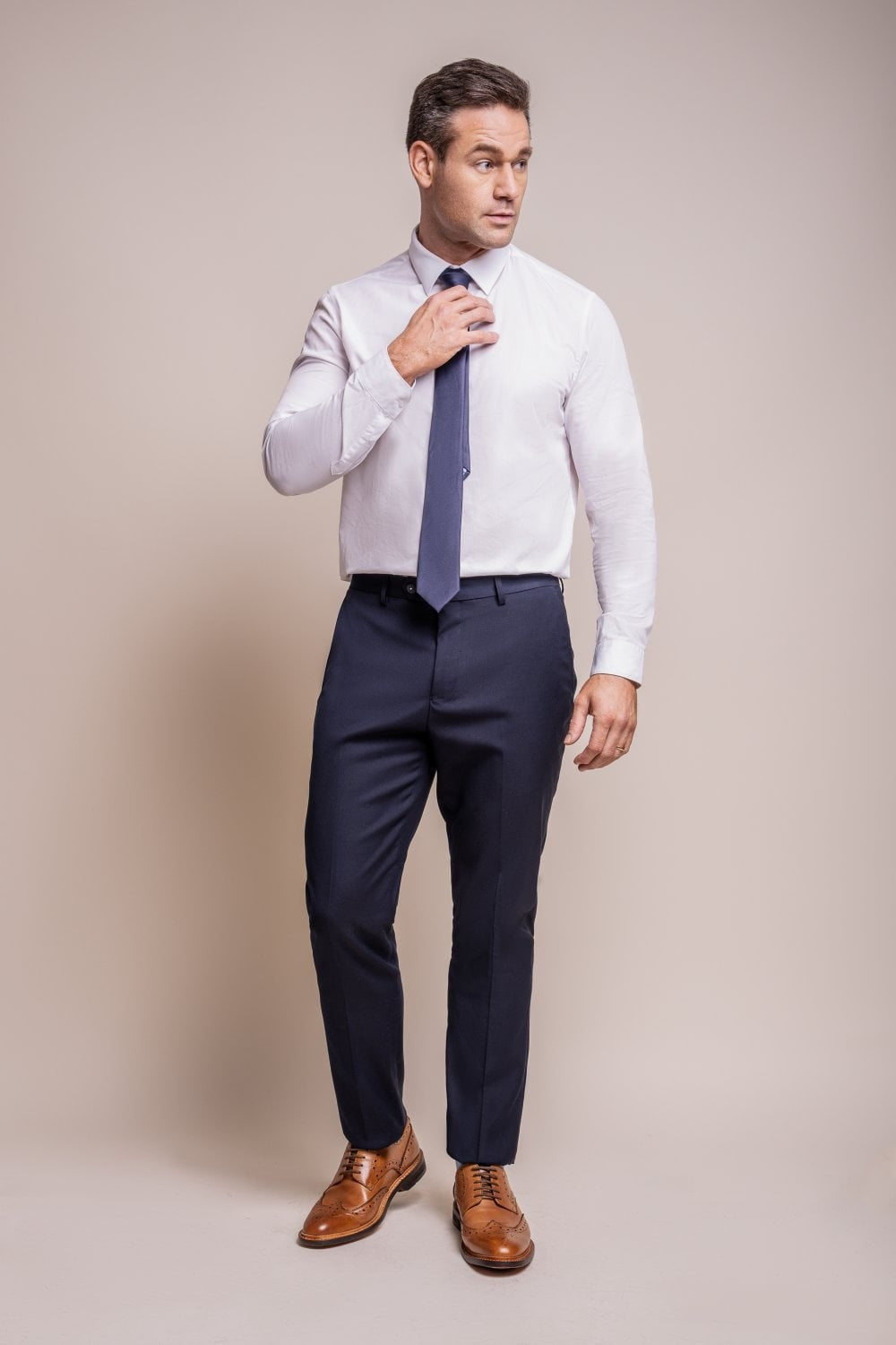 Men's Slim-Fit Blue Suit - BARESI - Blue