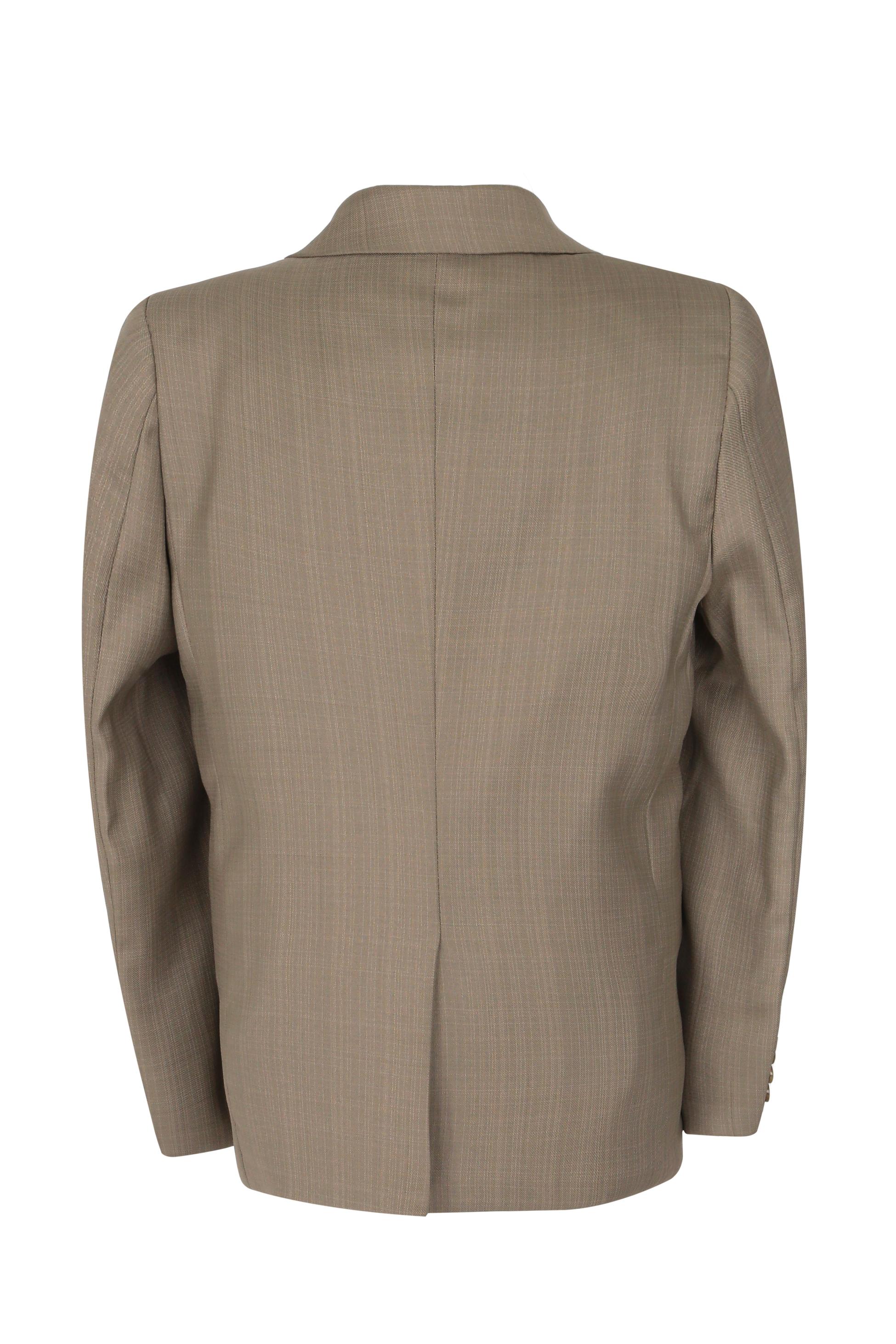 Boys Regular Fit All In One Suit - Dark Beige