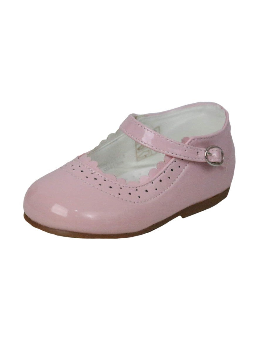 Girls Patent Mary Jane Shoes - Pink