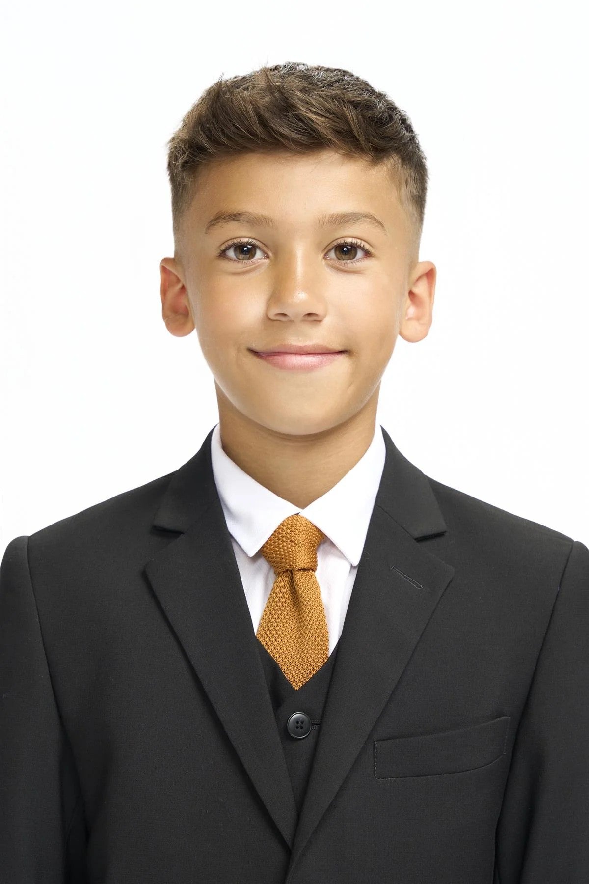 Premium Slim Fit Boys Suit – MALIBU - Black