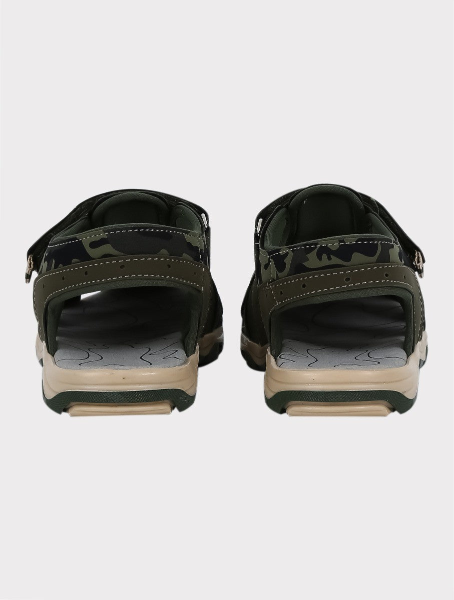 Boys Casual Trekking Sandals - Green