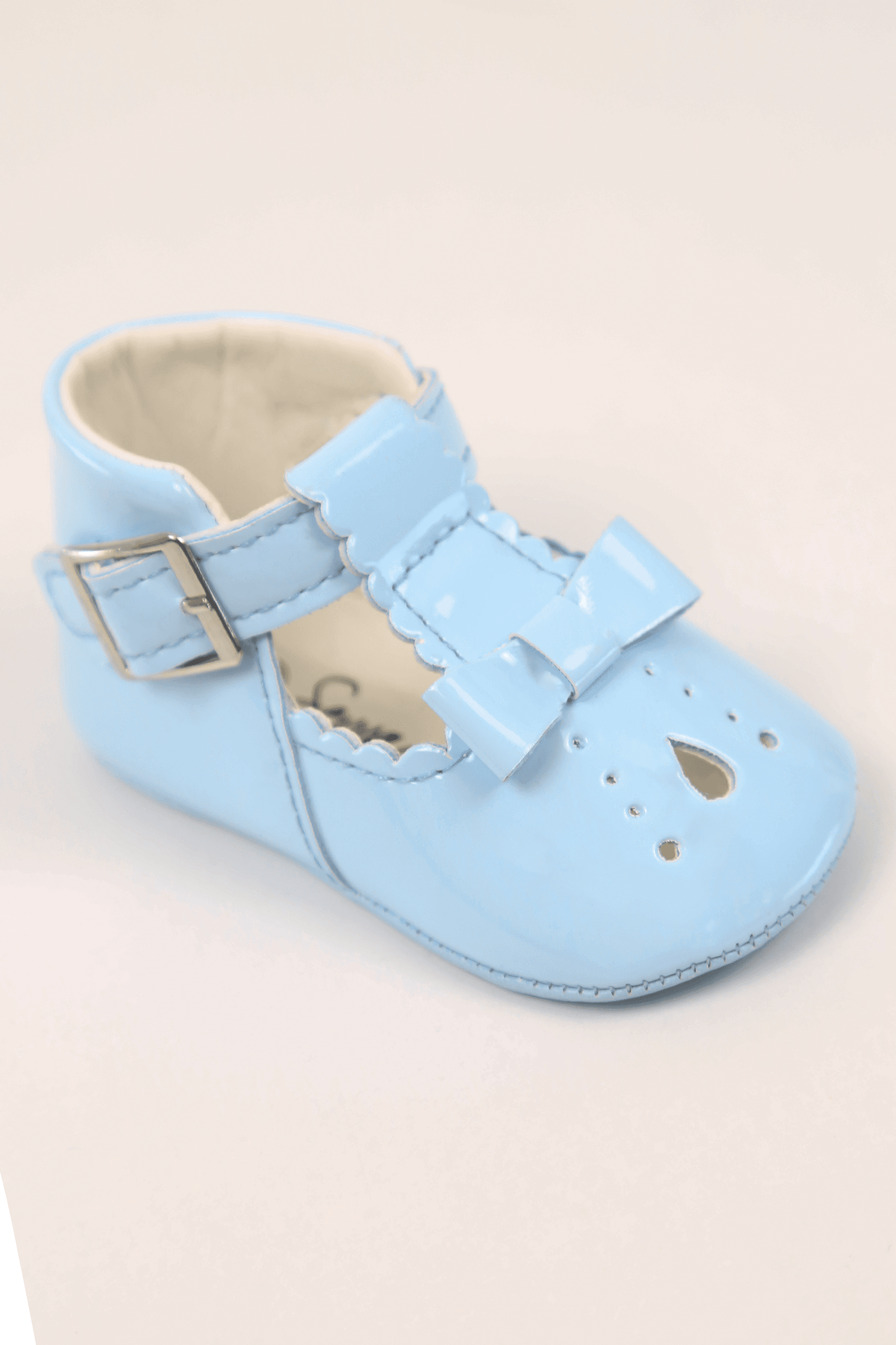 Unisex Baby Patent Shoes - HARPER - Blue