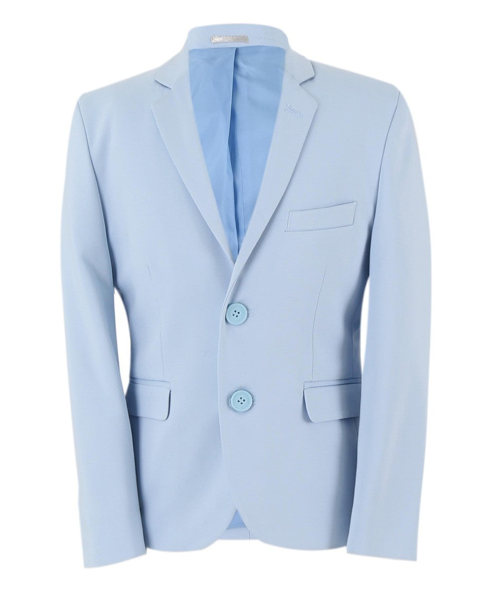 Boys Slim Fit Formal Blazer - KANE - Baby Blue