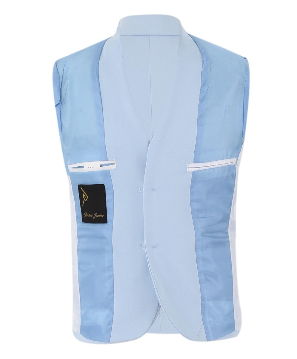 Boys Slim Fit Formal Blazer - KANE - Baby Blue