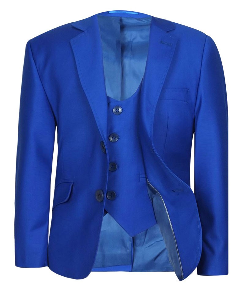 Boys Formal Suit Set - Saks Blue