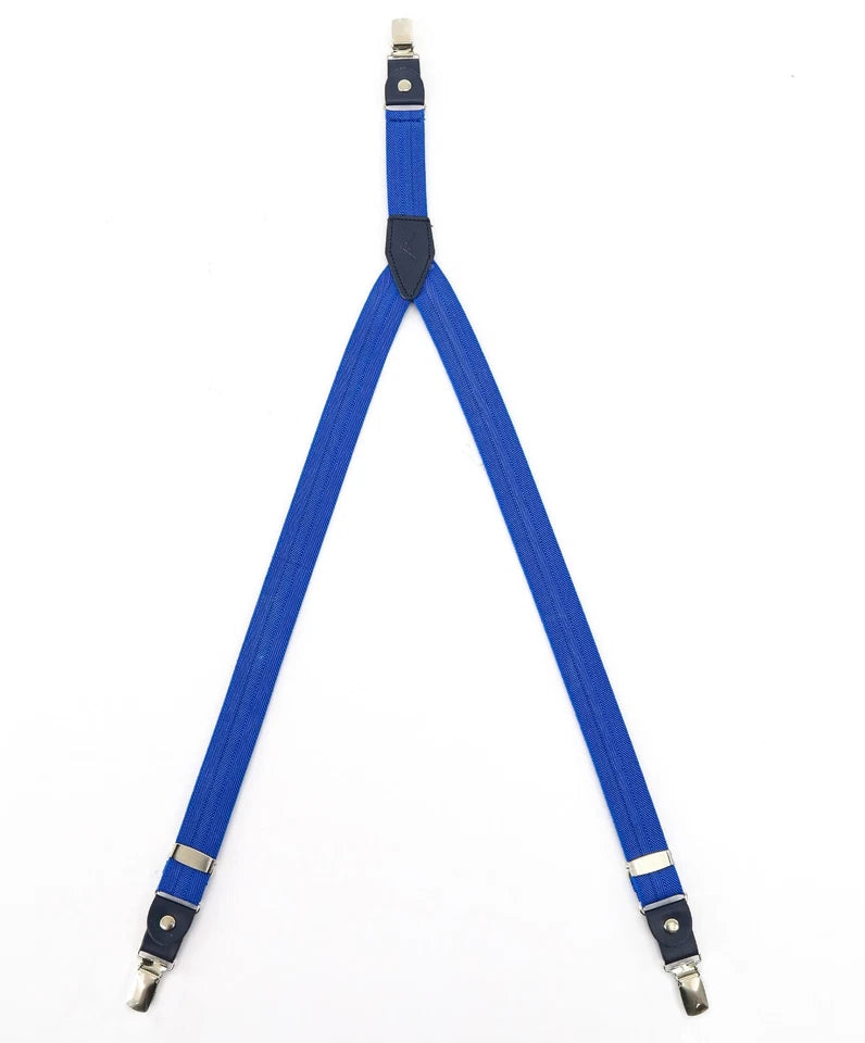 Boys Adjustable Y-Shape Suspenders - Royal Blue